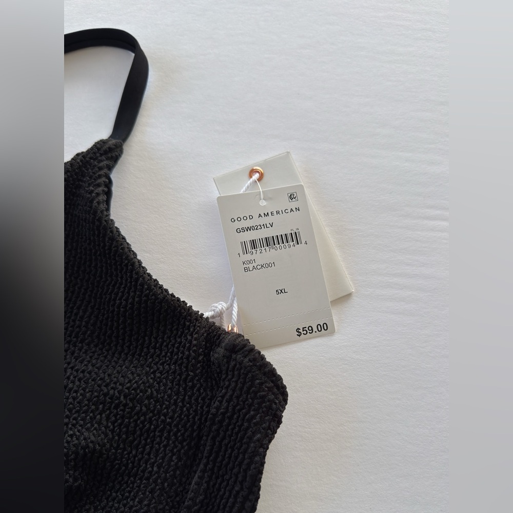 Good American Always Fits Twist Bikini Top New With Tags - Picture 5 of 9